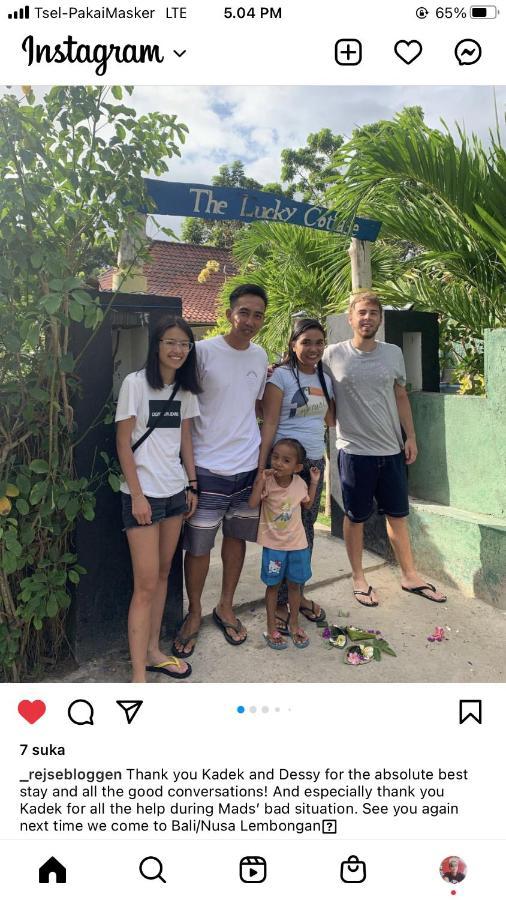 The Lucky Cottage Nusa Lembongan  Bagian luar foto